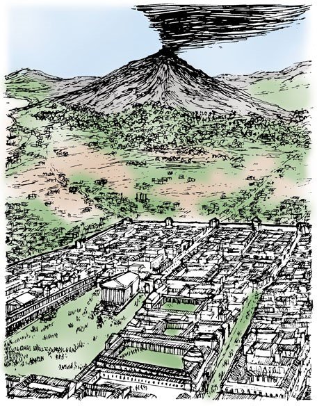Image of the Eruption of Vesuvius